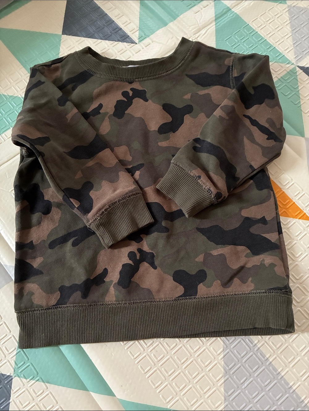 20/25$ 🧸 Kids Camo Pullover Sweatshirt - Olive Green